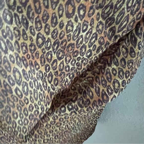 Victoria’s Secret Vintage Leopard Robe Animal Print OS - Picture 7 of 7